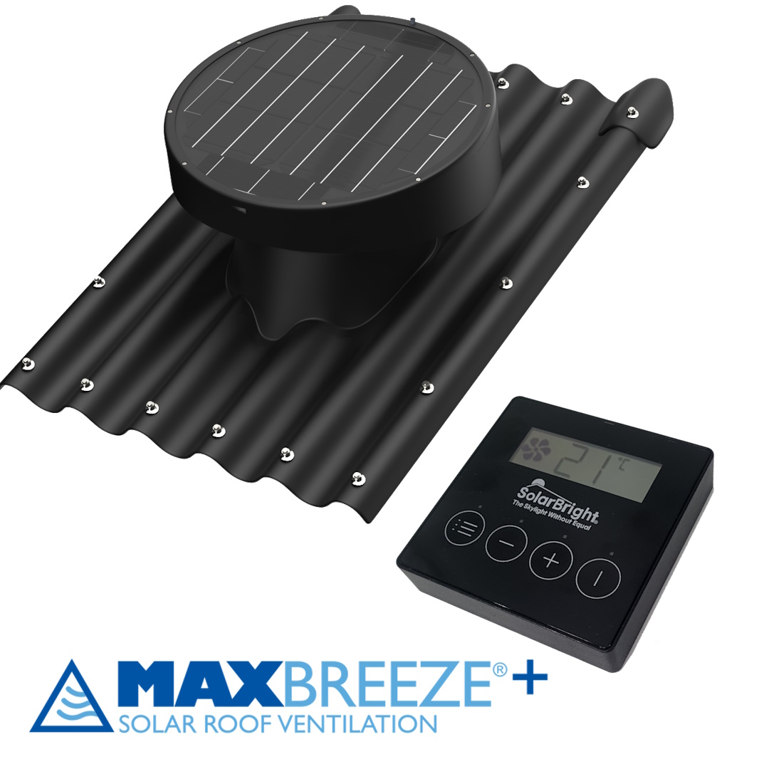 MaxBreeze+ Solar Roof fan with remote control